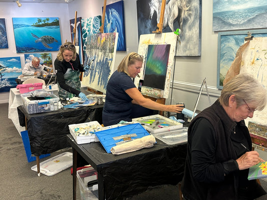 Adult Painting Class – October – Monday 1:00–4:00 PM | Stuart, FL / Fully Booked.