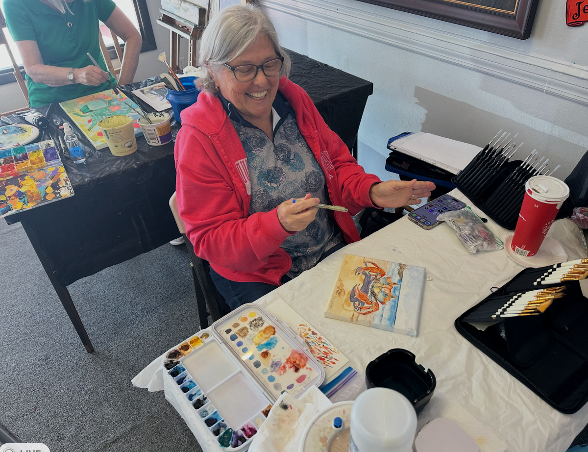 Adult Painting Class – October – Monday 9:30–12:30 | Stuart, FL / Fully Booked.